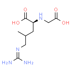ChemSpider 2D Image | N-(Carboxymethyl)-5-[(diaminomethylene)amino]-L-leucine | C9H18N4O4