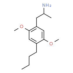 ChemSpider 2D Image | 2,5-Dimethoxy-4-butylamphetamine | C15H25NO2