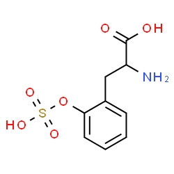 ChemSpider 2D Image | 2-(Sulfooxy)phenylalanine | C9H11NO6S