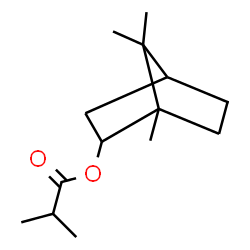 ChemSpider 2D Image | Bornyl isobutyrate | C14H24O2