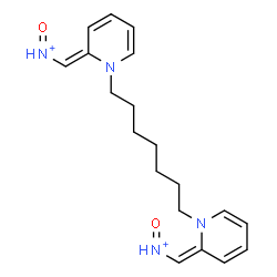 ChemSpider 2D Image | Oxo{(E)-[1-{7-[(2Z)-2-[(oxoammonio)methylene]-1(2H)-pyridinyl]heptyl}-2(1H)-pyridinylidene]methyl}ammonium | C19H26N4O2