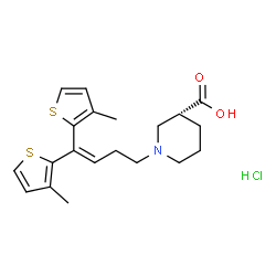 ChemSpider 2D Image | Tiagabine | C20H26ClNO2S2