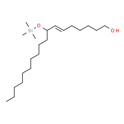 ChemSpider 2D Image | (6E)-8-[(Trimethylsilyl)oxy]-6-octadecen-1-ol | C21H44O2Si