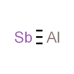 ChemSpider 2D Image | Aluminum antimonide | AlSb
