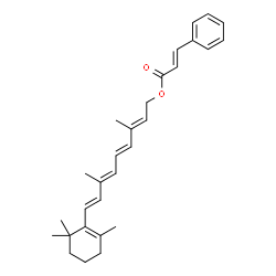 ChemSpider 2D Image | O~15~-[(2E)-3-Phenyl-2-propenoyl]retinol | C29H36O2