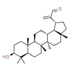 ChemSpider 2D Image | (3beta)-3-Hydroxylup-20(30)-en-29-al | C30H48O2