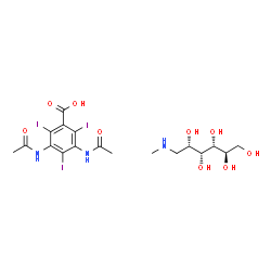 ChemSpider 2D Image | Diatrizoate Meglumine | C18H26I3N3O9