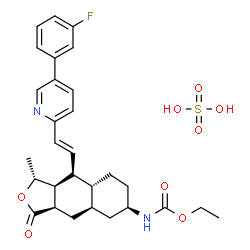 ChemSpider 2D Image | Vorapaxar Sulfate | C29H35FN2O8S