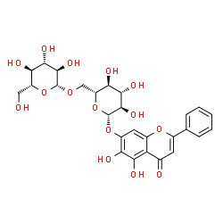 ChemSpider 2D Image | Oroxin B | C27H30O15