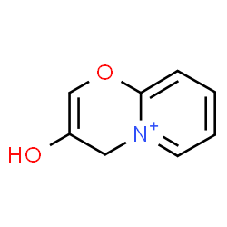 ChemSpider 2D Image | 3-Hydroxy-4H-pyrido[2,1-b][1,3]oxazin-5-ium | C8H8NO2