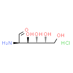 ChemSpider 2D Image | Glucosamine hydrochloride | C6H14ClNO5