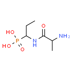 ChemSpider 2D Image | N-(1-Phosphonopropyl)alaninamide | C6H15N2O4P