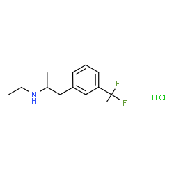 ChemSpider 2D Image | Fenfluramine Hydrochloride | C12H17ClF3N