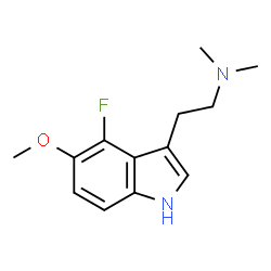 ChemSpider 2D Image | 4-Fluoro-5-Methoxy-N,N-dimethyltryptamine | C13H17FN2O