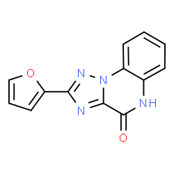 ChemSpider 2D Image | 2-(furan-2-yl)[1,2,4]triazolo[1,5-a]quinoxalin-4-ol | C13H8N4O2