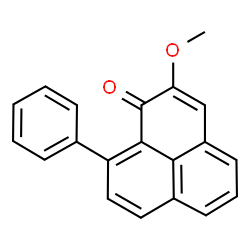ChemSpider 2D Image | 2-Methoxy-9-phenyl-1H-phenalen-1-one | C20H14O2