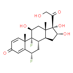 ChemSpider 2D Image | Fluocinolone | C21H26F2O6