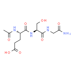 ChemSpider 2D Image | N-Acetyl-L-alpha-glutamyl-L-serylglycinamide | C12H20N4O7