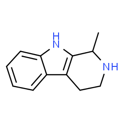 ChemSpider 2D Image | 1-Methyl-1,2,3,4-tetrahydro-Î²-carboline | C12H14N2