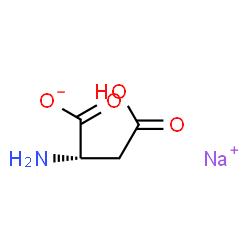 ChemSpider 2D Image | aspartic acid, sodium salt, l- | C4H6NNaO4