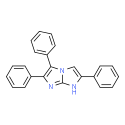ChemSpider 2D Image | 2,5,6-Triphenyl-1H-imidazo[1,2-a]imidazole | C23H17N3