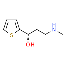 ChemSpider 2D Image | (1S)-3-(Methylamino)-1-(2-thienyl)-1-propanol | C8H13NOS