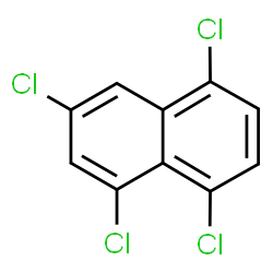 ChemSpider 2D Image | 1,3,5,8-Tetrachloronaphthalene | C10H4Cl4