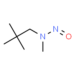 ChemSpider 2D Image | N,2,2-Trimethyl-N-nitroso-1-propanamine | C6H14N2O