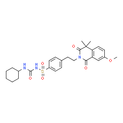 ChemSpider 2D Image | gliquidone | C27H33N3O6S