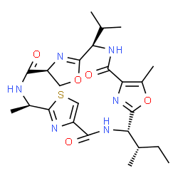 ChemSpider 2D Image | dolastatin I | C24H32N6O5S