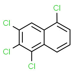 ChemSpider 2D Image | 1,2,3,5-Tetrachloronaphthalene | C10H4Cl4