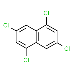 ChemSpider 2D Image | 1,3,5,7-Tetrachloronaphthalene | C10H4Cl4