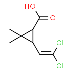ChemSpider 2D Image | PERMETHRIC ACID | C8H10Cl2O2