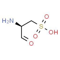 ChemSpider 2D Image | (2R)-2-amino-3-oxo-propane-1-sulfonic acid | C3H7NO4S