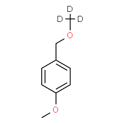 ChemSpider 2D Image | 1-methoxy-4-(trideuteriomethoxymethyl)benzene | C9H9D3O2