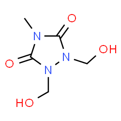 ChemSpider 2D Image | 1,2-Bis(hydroxymethyl)-4-methyl-1,2,4-triazolidine-3,5-dione | C5H9N3O4
