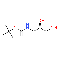 ChemSpider 2D Image | 2-Methyl-2-propanyl [(2R)-2,3-dihydroxypropyl]carbamate | C8H17NO4