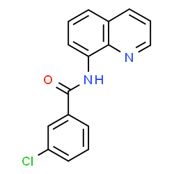 ChemSpider 2D Image | 3-Chloro-N-(8-quinolinyl)benzamide | C16H11ClN2O