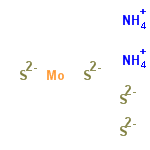 InChI=1/Mo.2H3N.4S/h;2*1H3;;;;/q;;;4*-2/p+2