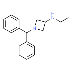 ChemSpider 2D Image | 1-benzhydryl-N-ethylazetidin-3-amine | C18H22N2