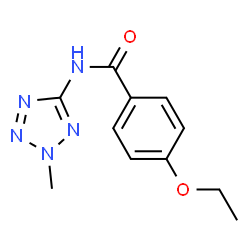 ChemSpider 2D Image | 4-Ethoxy-N-(2-methyl-2H-tetrazol-5-yl)benzamide | C11H13N5O2
