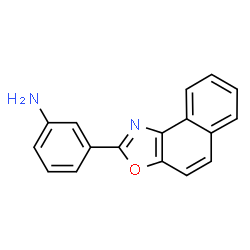 ChemSpider 2D Image | 3-(Naphtho[1,2-d][1,3]oxazol-2-yl)aniline | C17H12N2O