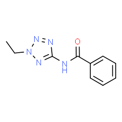 ChemSpider 2D Image | N-(2-Ethyl-2H-tetrazol-5-yl)benzamide | C10H11N5O