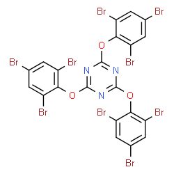 ChemSpider 2D Image | Tris(tribromophenoxy)triazine | C21H6Br9N3O3