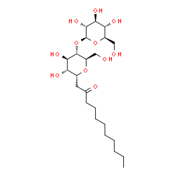 ChemSpider 2D Image | (1R)-1,5-Anhydro-4-O-beta-D-glucopyranosyl-1-(2-oxoundecyl)-D-glucitol | C23H42O11