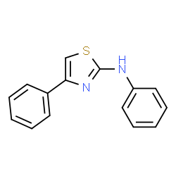 ChemSpider 2D Image | N,4-Diphenyl-1,3-thiazol-2-amine | C15H12N2S