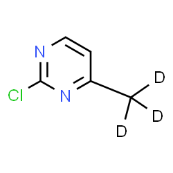 ChemSpider 2D Image | 2-Chloro-4-(~2~H_3_)methylpyrimidine | C5H2D3ClN2