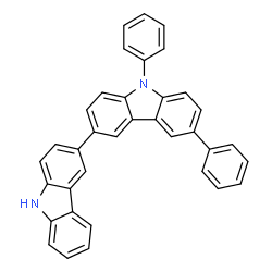 ChemSpider 2D Image | 6,9-Diphenyl-9H,9'H-3,3'-bicarbazole | C36H24N2