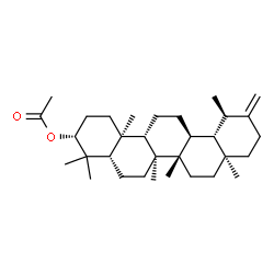 ChemSpider 2D Image | (3alpha,5beta,8alpha,9beta,10alpha,13alpha,14beta,17alpha)-Urs-20(30)-en-3-yl acetate | C32H52O2