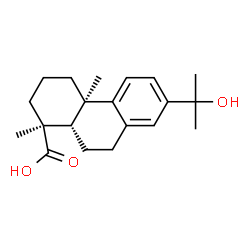 ChemSpider 2D Image | (5beta,10alpha)-15-Hydroxyabieta-8(14),9(11),12-trien-19-oic acid | C20H28O3